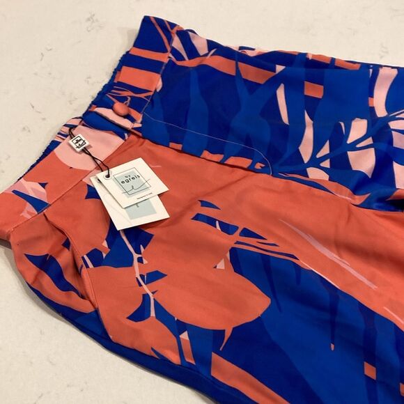 By Egreis Kiana Set Tropical Pink Feather Trim Robe Pajama Set - Picture 11 of 16